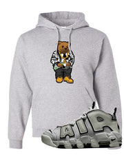 White Black Uptempos Hoodie | Sweater Bear, Ash