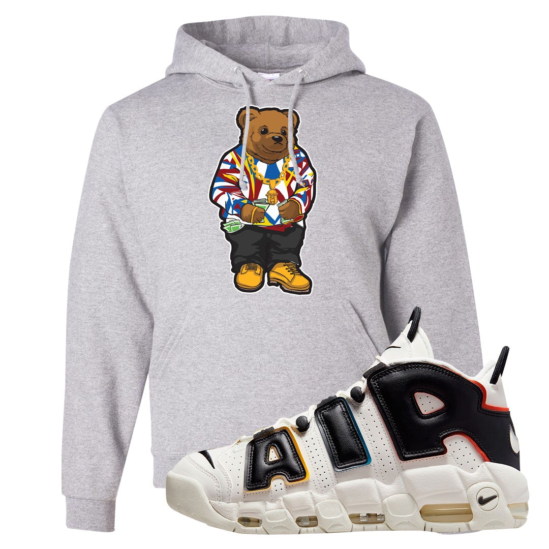 Multicolor Uptempos Hoodie | Sweater Bear, Ash