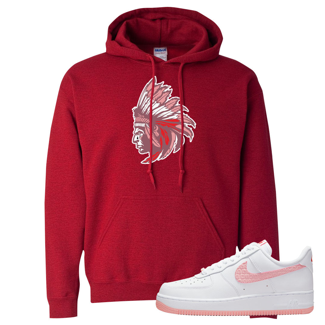 Valentine's Day 2022 AF1s Hoodie | Indian Chief, Red