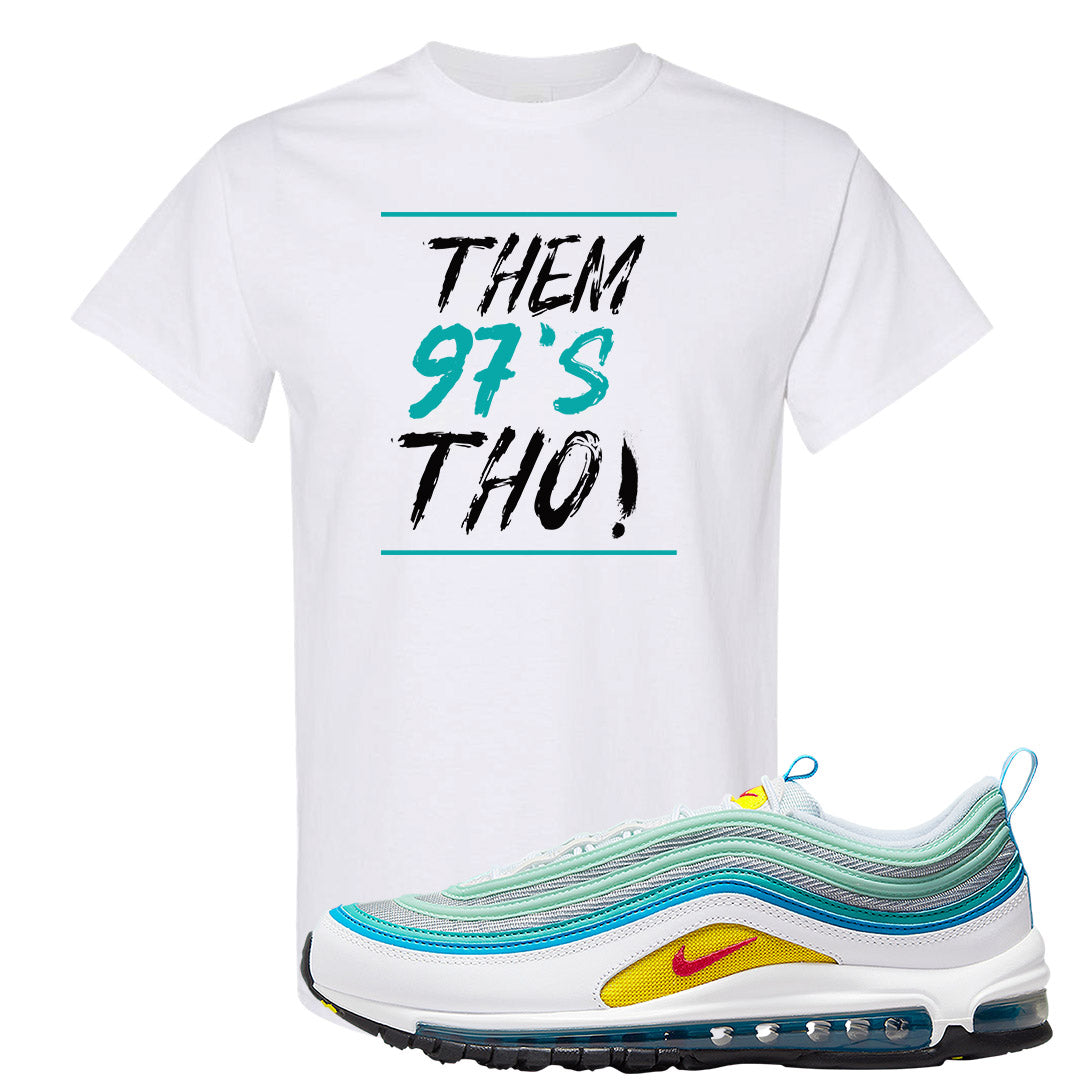 Spring Floral 97s T Shirt | Them 97's Tho, White