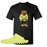 Glow Green Slides T Shirt | Sweater Bear, Black