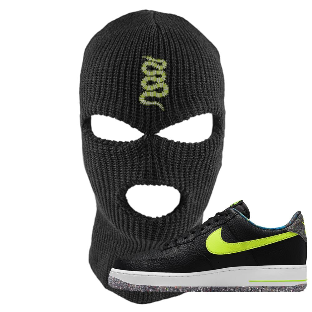 Air Force 1 Low Volt Grind Ski Mask | Coiled Snake, Black