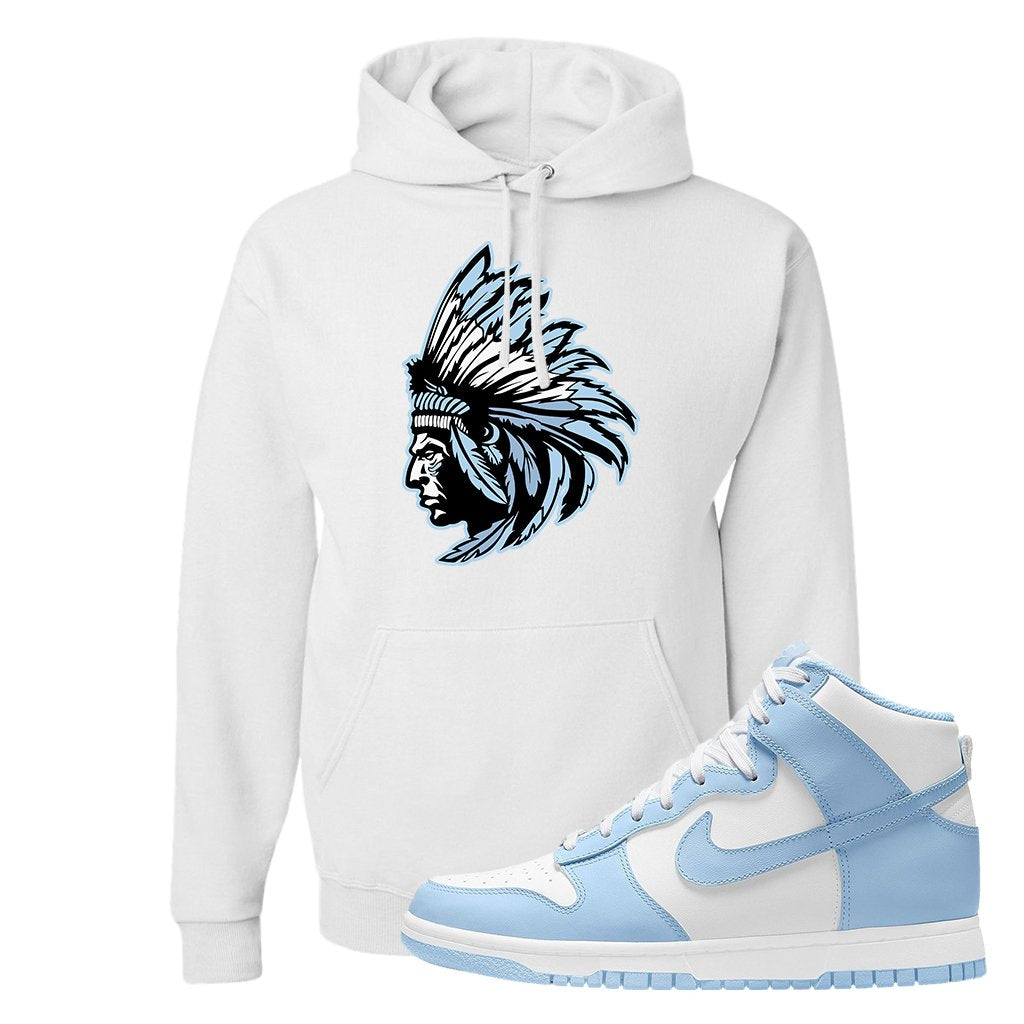 Aluminum High Dunks Hoodie | Indian Chief, White