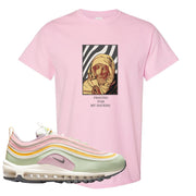 Pastel 97s T Shirt | God Told Me, Light Pink