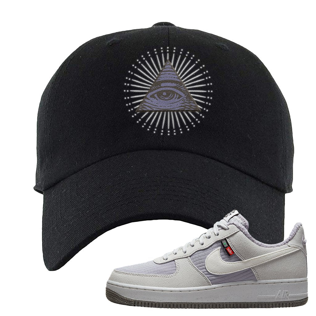 Toasty Low 1s Dad Hat | All Seeing Eye, Black