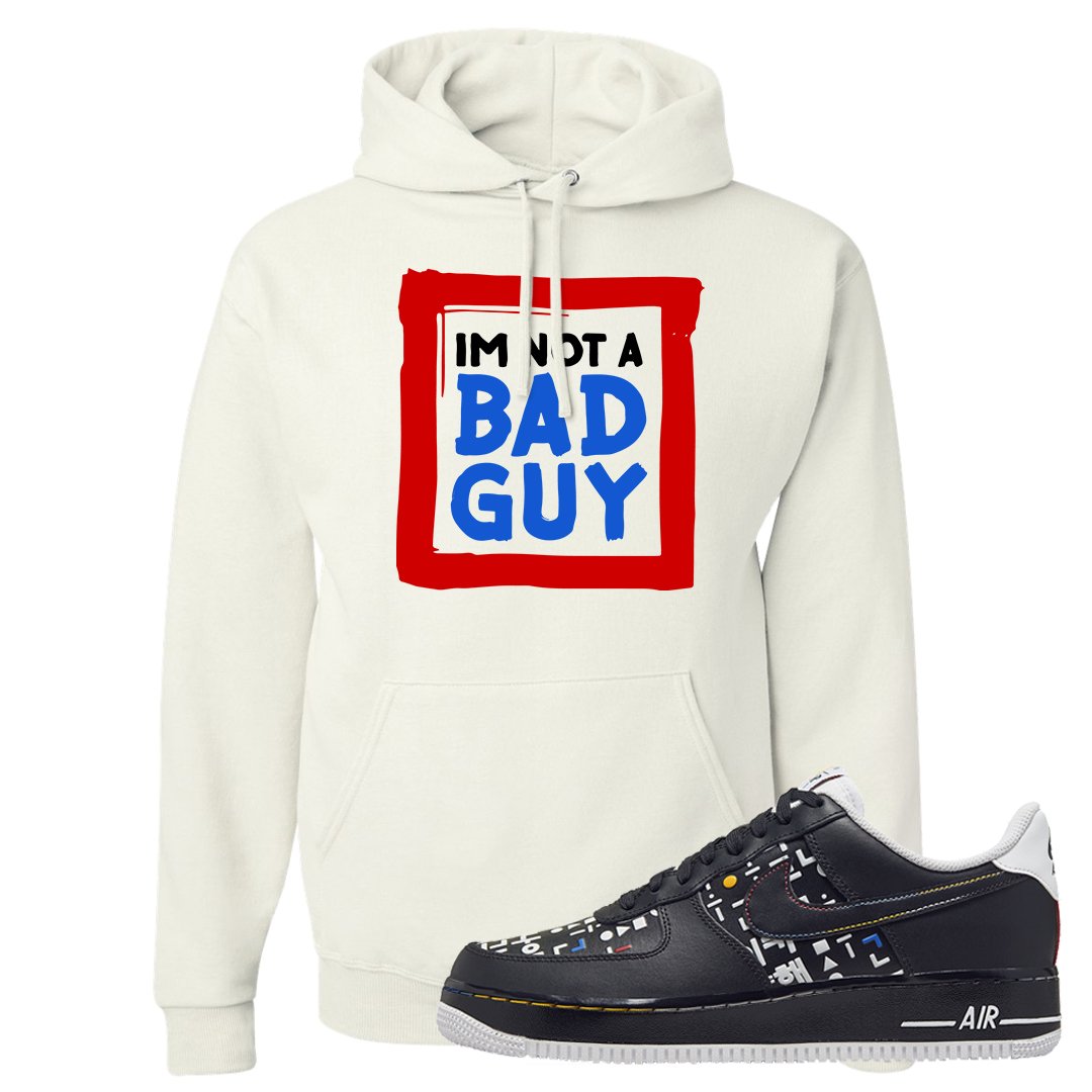 Hangul Day Low AF 1s Hoodie | I'm Not A Bad Guy, White