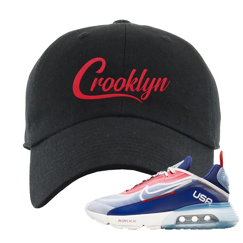 Team USA 2090s Dad Hat | Crooklyn, Black