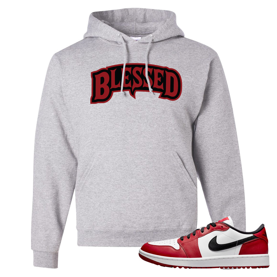 Chicago Golf Low 1s Hoodie | Blessed Arch, Ash