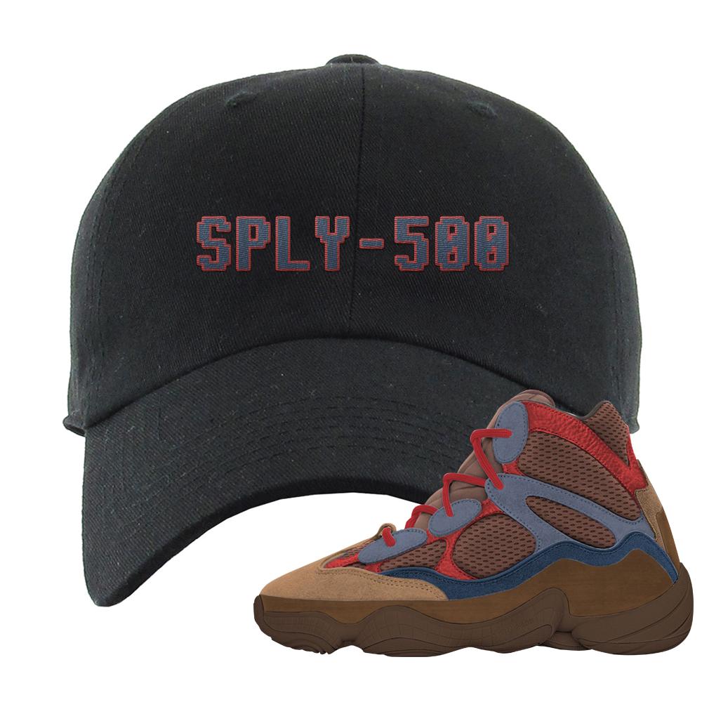 Yeezy 500 High Sumac Dad Hat | Sply-500, Black