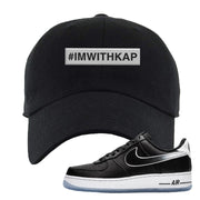 Colin Kaepernick X Air Force 1 Low I'm With Kap Black Sneaker Hook Up Dad Hat