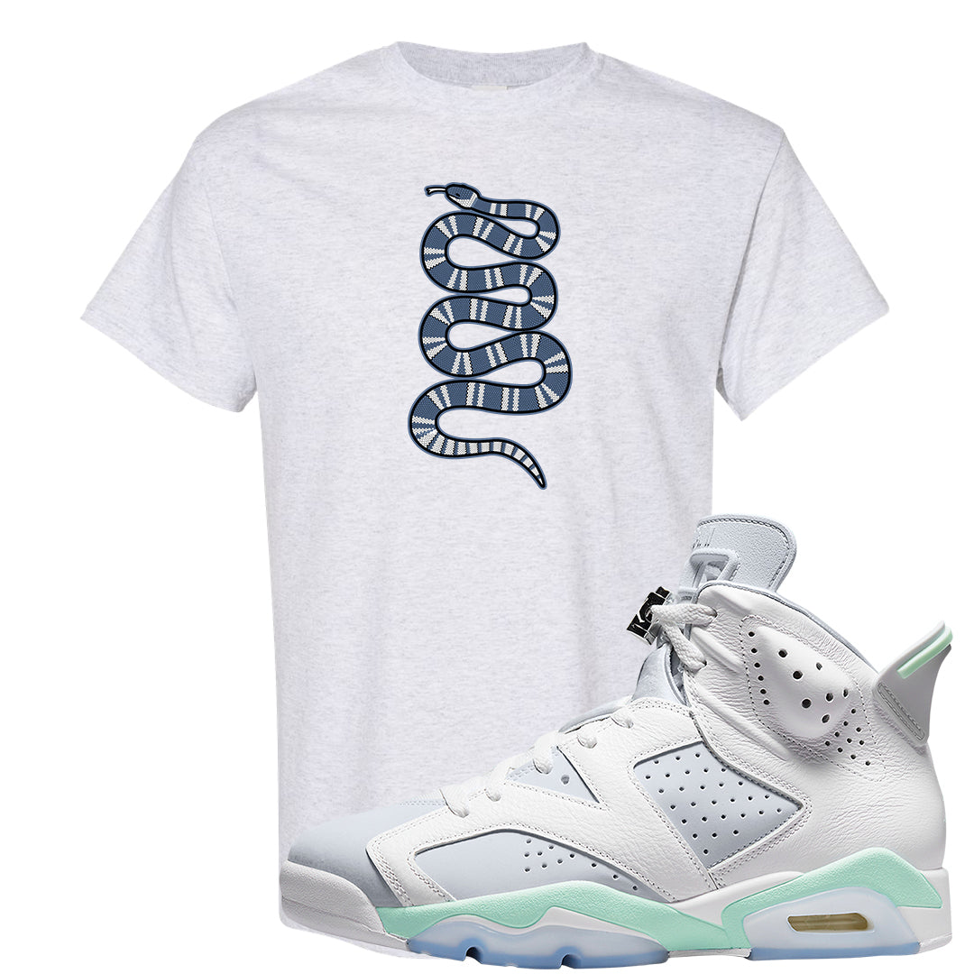 Mint Foam 6s T Shirt | Coiled Snake, Ash