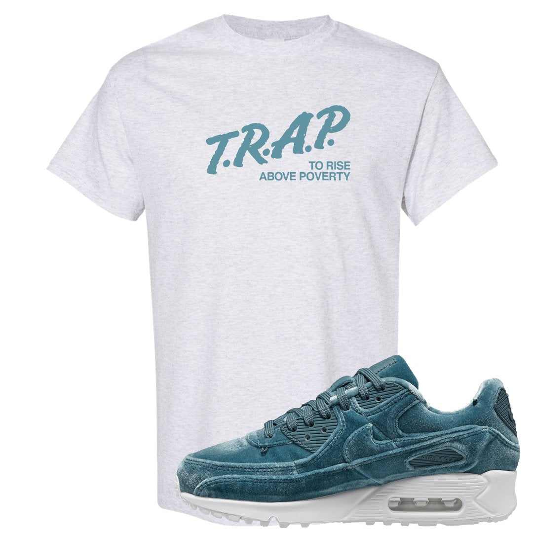 Blue Velvet 90s T Shirt | Trap To Rise Above Poverty, Ash