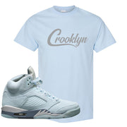 Blue Bird 5s T Shirt | Crooklyn, Light Blue