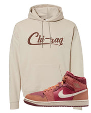 Africa Mid 1s Hoodie | Chiraq, Sand