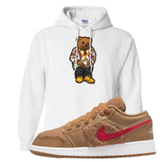 Teddy Bear Low 1s Hoodie | Sweater Bear, White