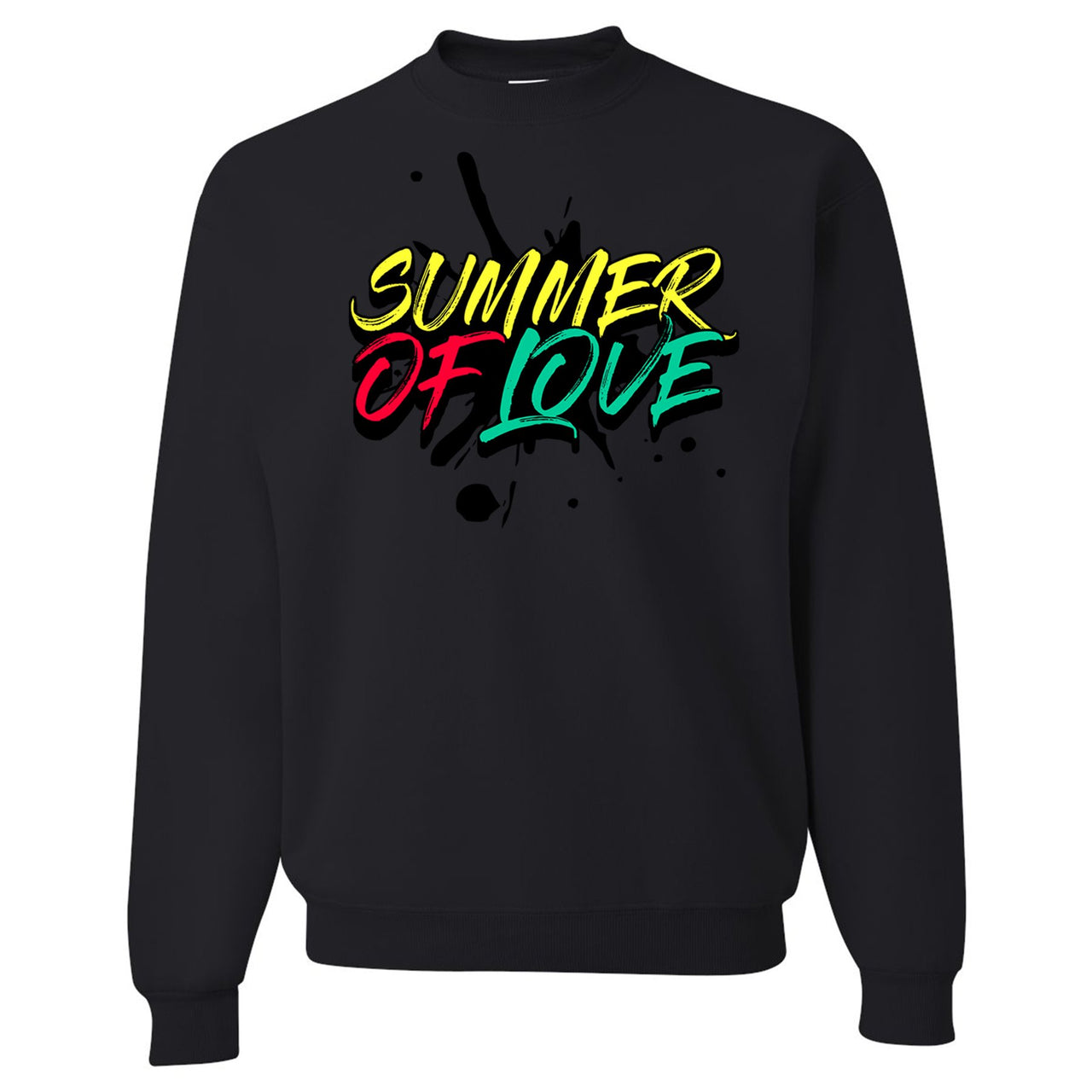 Bauhaus React 270s Crewneck Sweatshirt | Summer of Love, Black