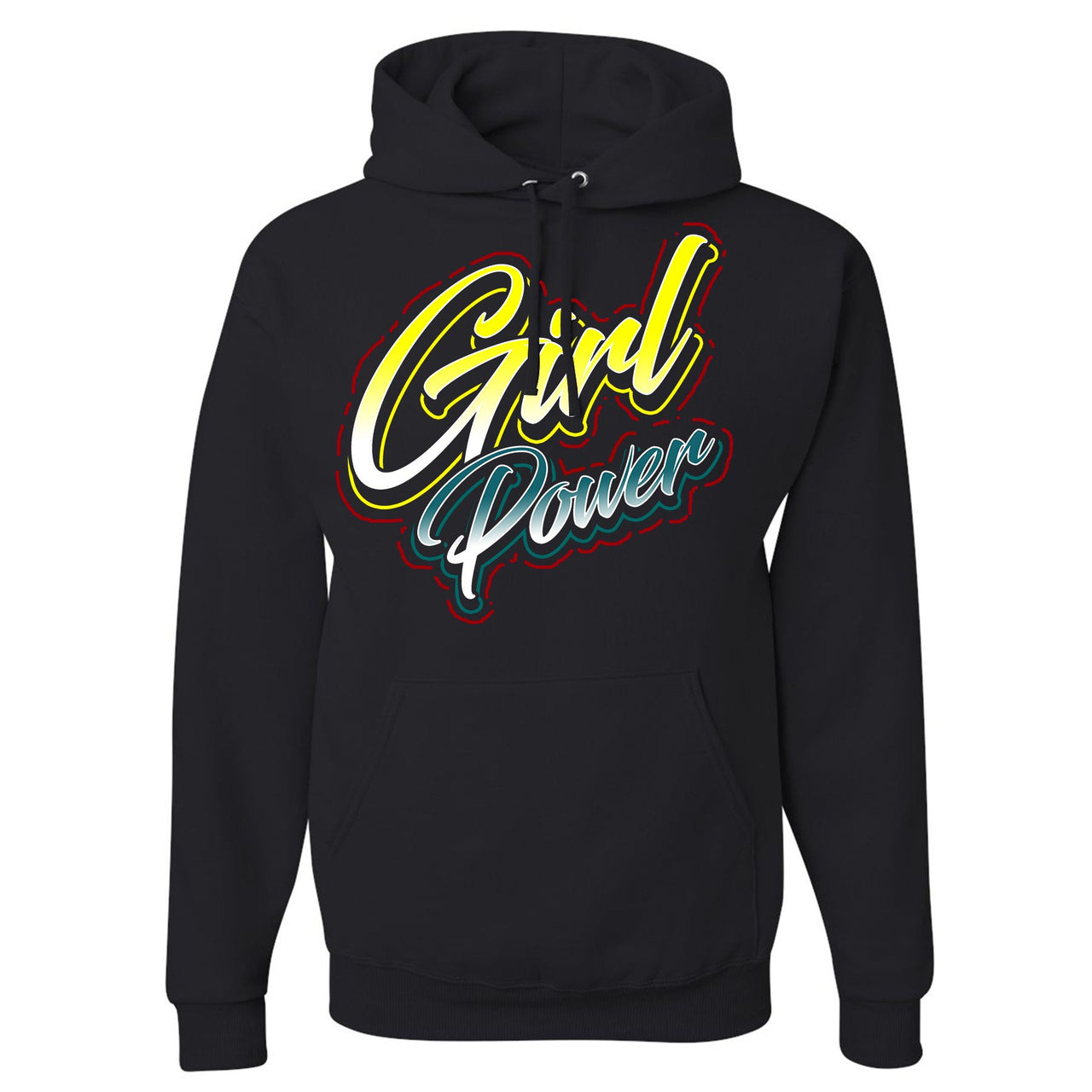 Multicolor 98s Hoodie | Girl Power, Black