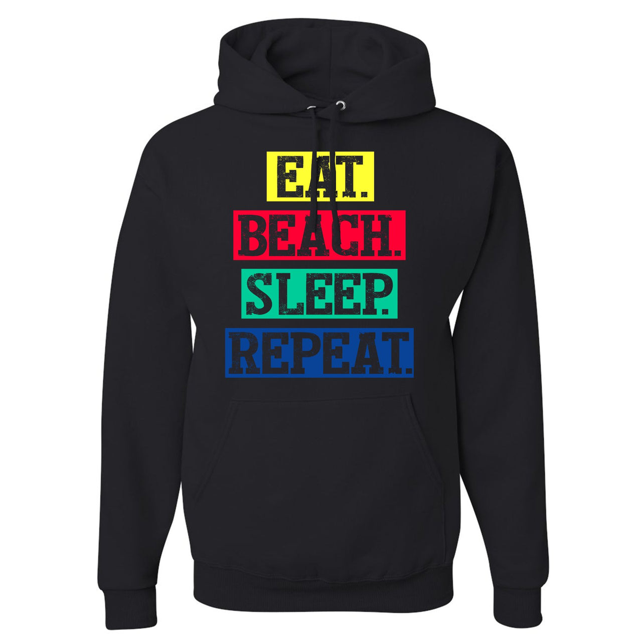Bauhaus React 270s Hoodie | Eat Beach Sleep Repeat, Black