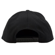 the space jam jordan 45 snapback hat has a black snap