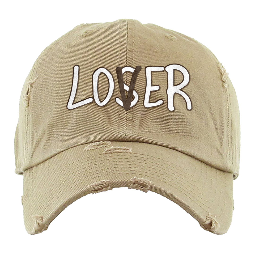 Cacao Colored Plaid AF 1s Distressed Dad Hat | Lover, Khaki