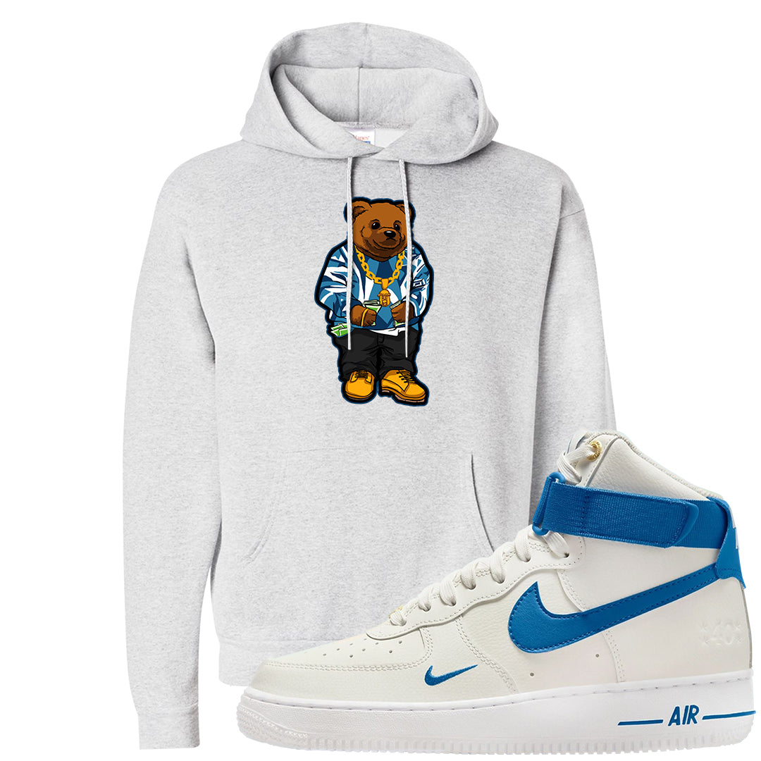 White Blue Jay High AF 1s Hoodie | Sweater Bear, Ash
