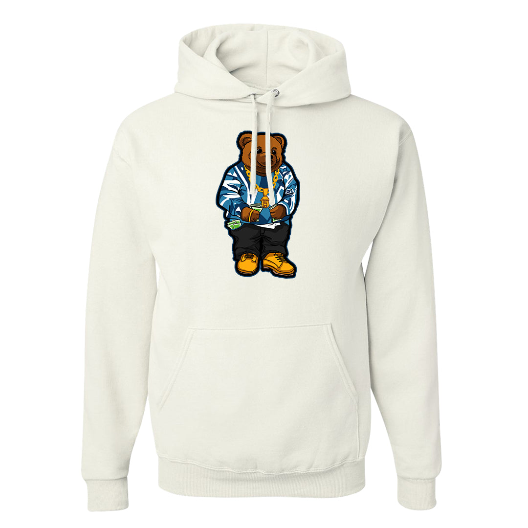 White Blue Jay High AF 1s Hoodie | Sweater Bear, White