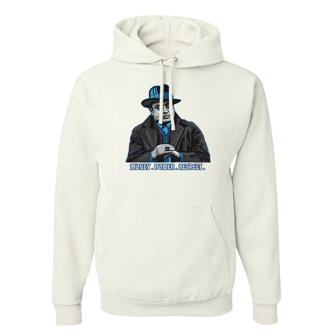 White Blue Jay High AF 1s Hoodie | Capone Illustration, White