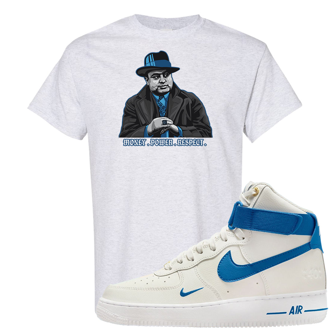 White Blue Jay High AF 1s T Shirt | Capone Illustration, Ash