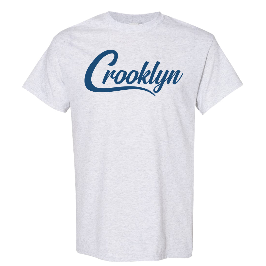 White Blue Jay High AF 1s T Shirt | Crooklyn, Ash