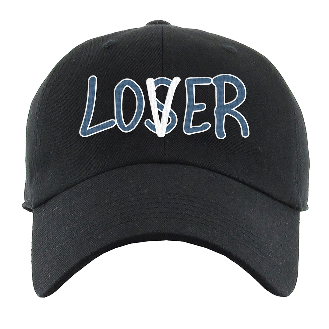 White Blue Jay High AF 1s Dad Hat | Lover, Black