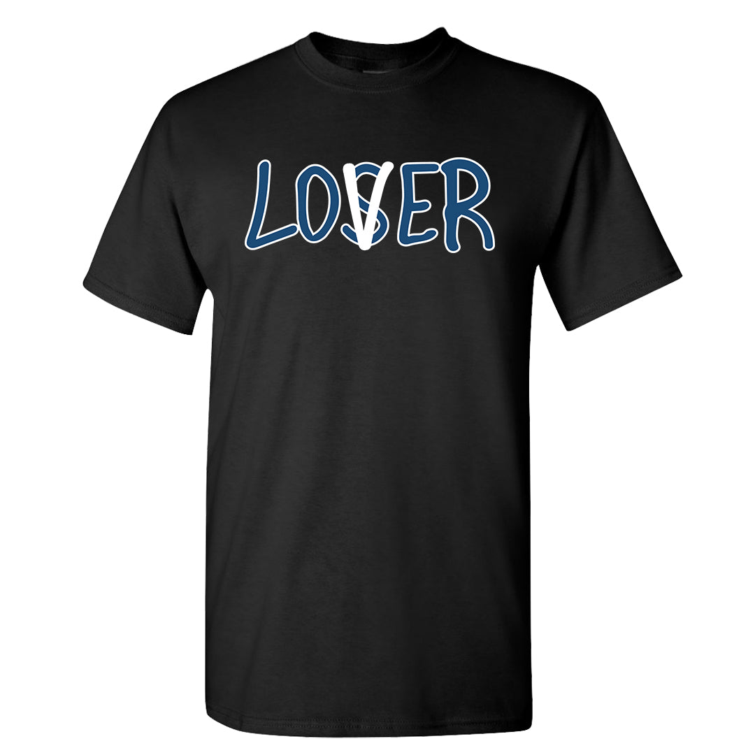 White Blue Jay High AF 1s T Shirt | Lover, Black