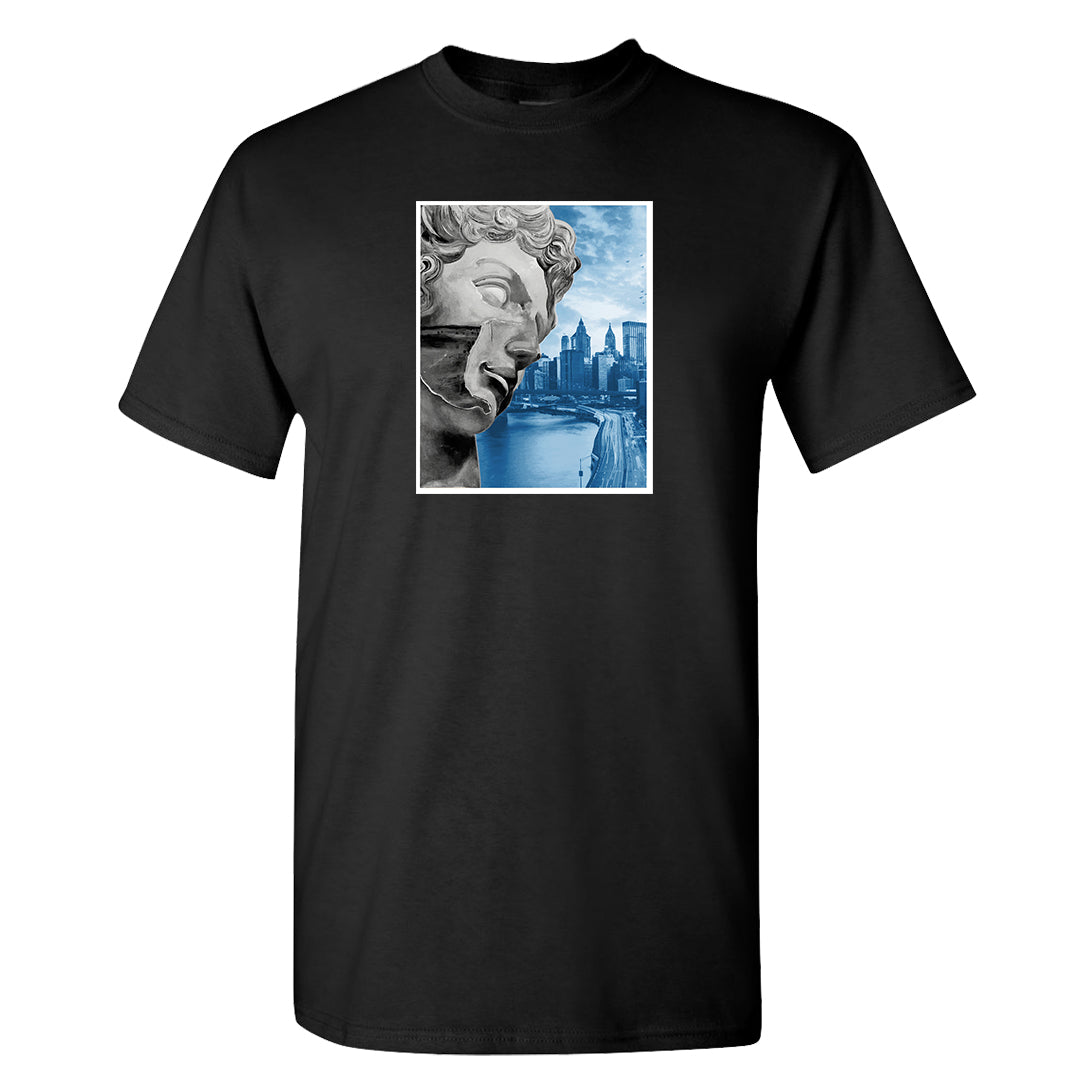White Blue Jay High AF 1s T Shirt | Miguel, Black