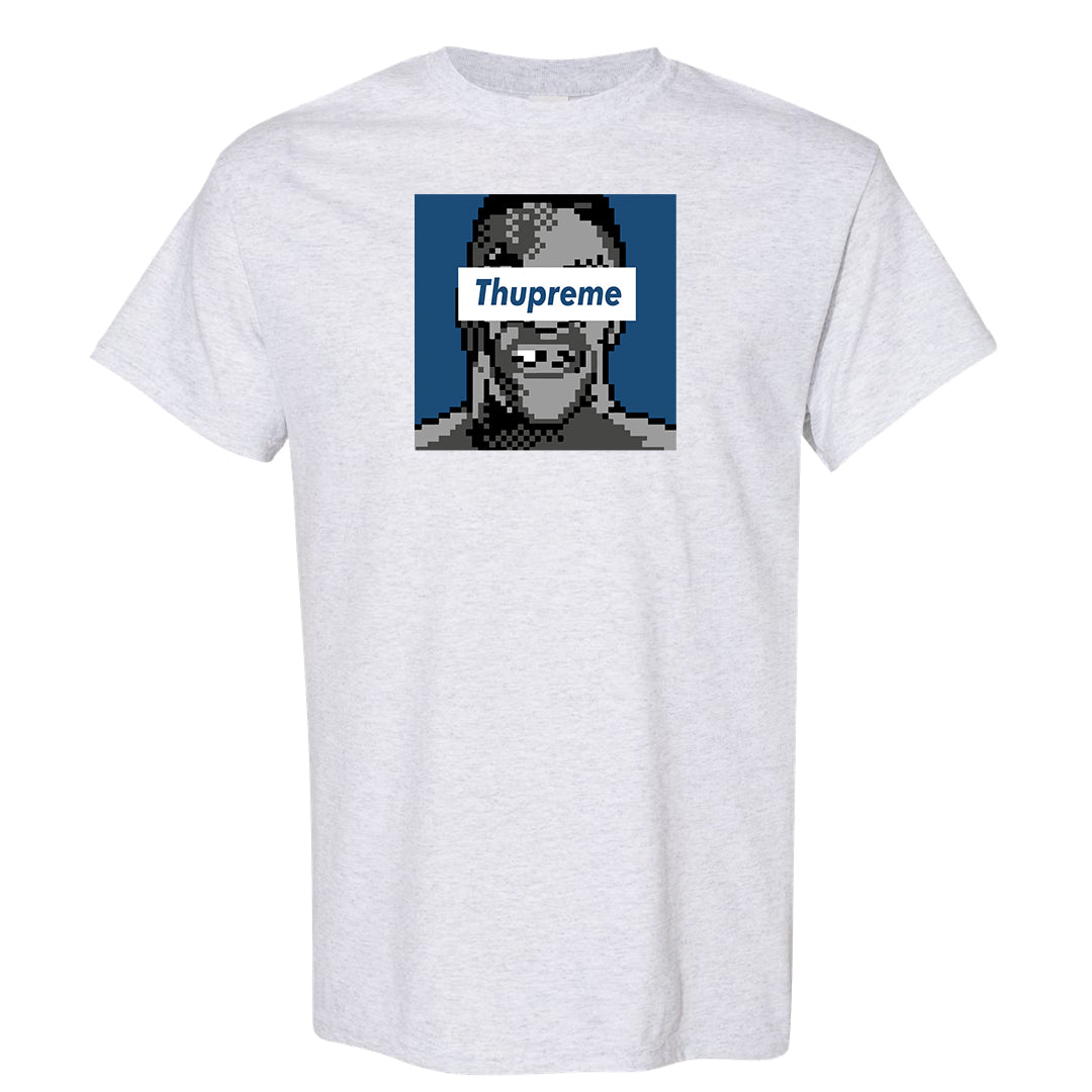 White Blue Jay High AF 1s T Shirt | Thupreme, Ash