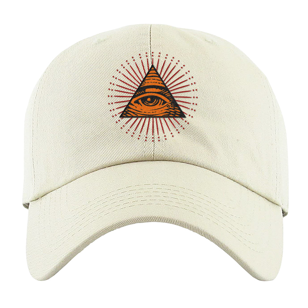 Atlanta Low AF 1s Dad Hat | All Seeing Eye, White