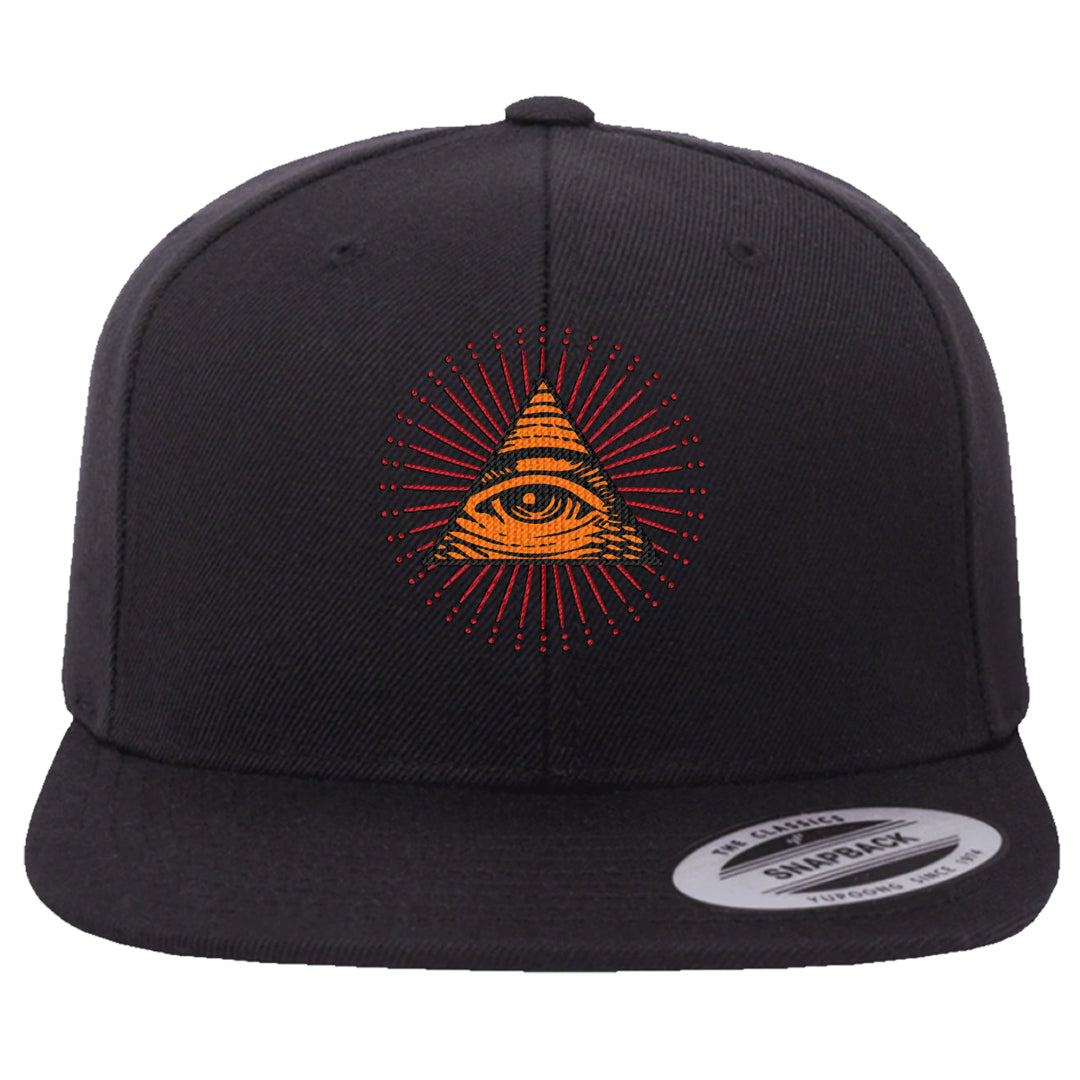 Atlanta Low AF 1s Snapback Hat | All Seeing Eye, Black