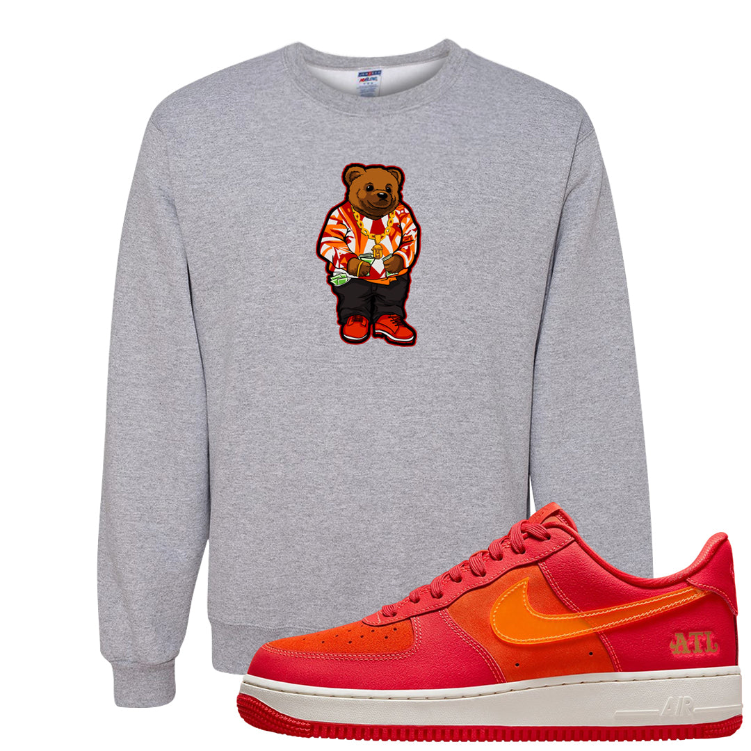 Atlanta Low AF 1s Crewneck Sweatshirt | Sweater Bear, Ash