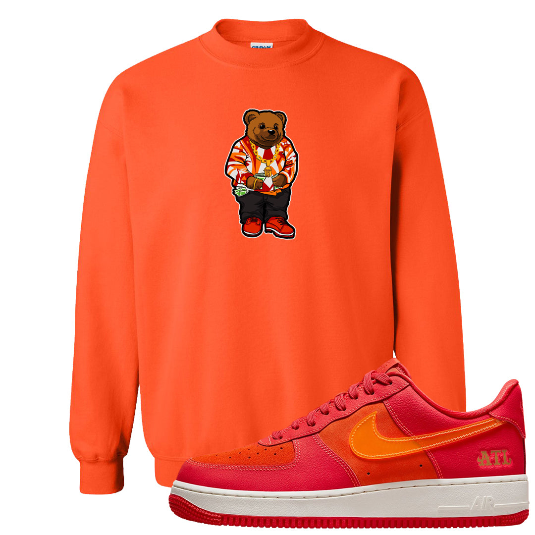 Atlanta Low AF 1s Crewneck Sweatshirt | Sweater Bear, Orange