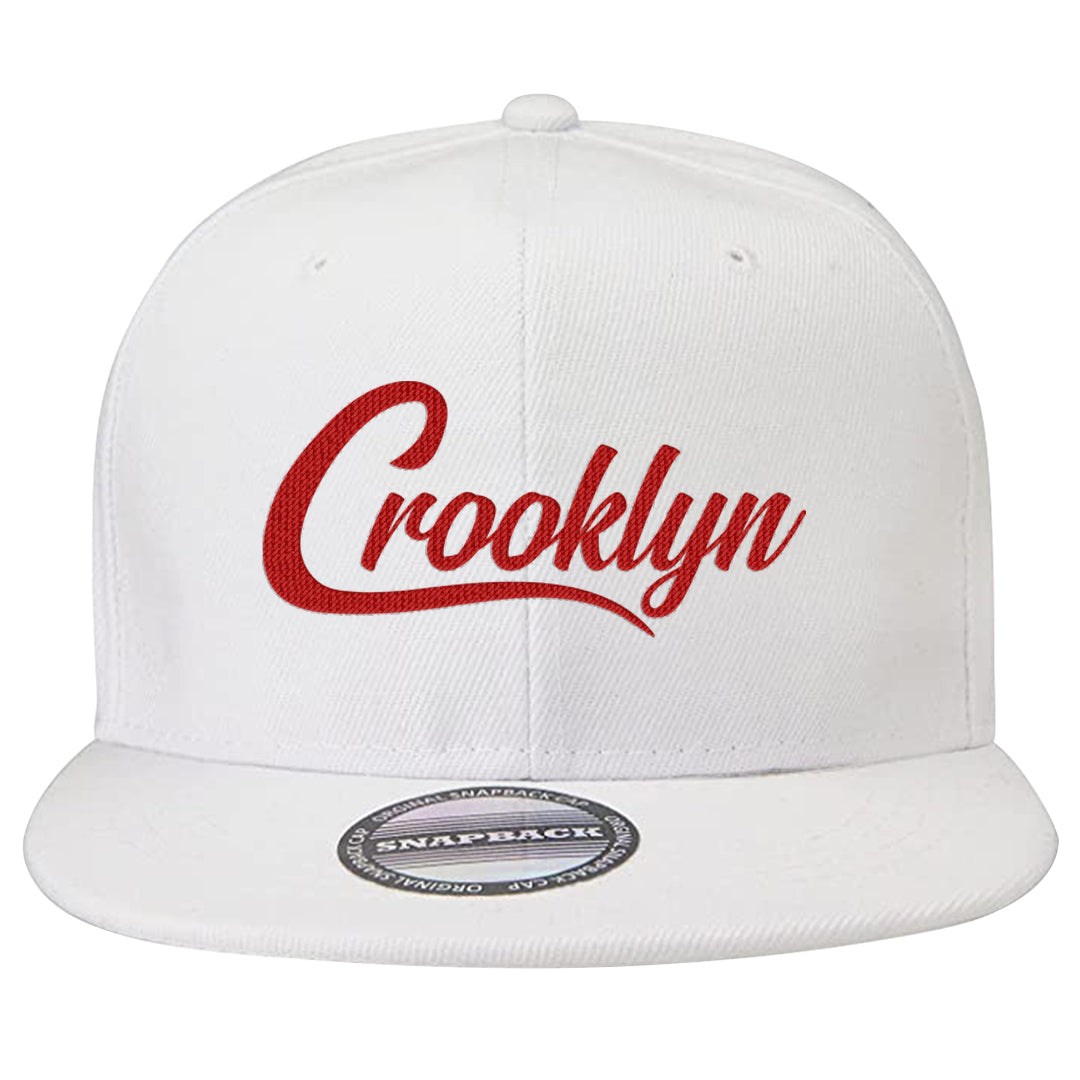 Atlanta Low AF 1s Snapback Hat | Crooklyn, White