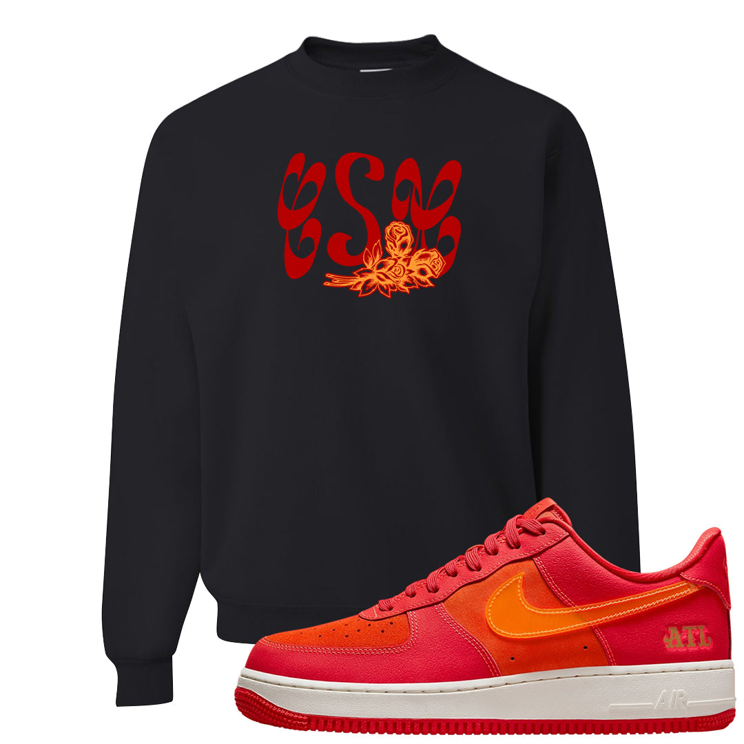 Atlanta Low AF 1s Crewneck Sweatshirt | Certified Sneakerhead, Black