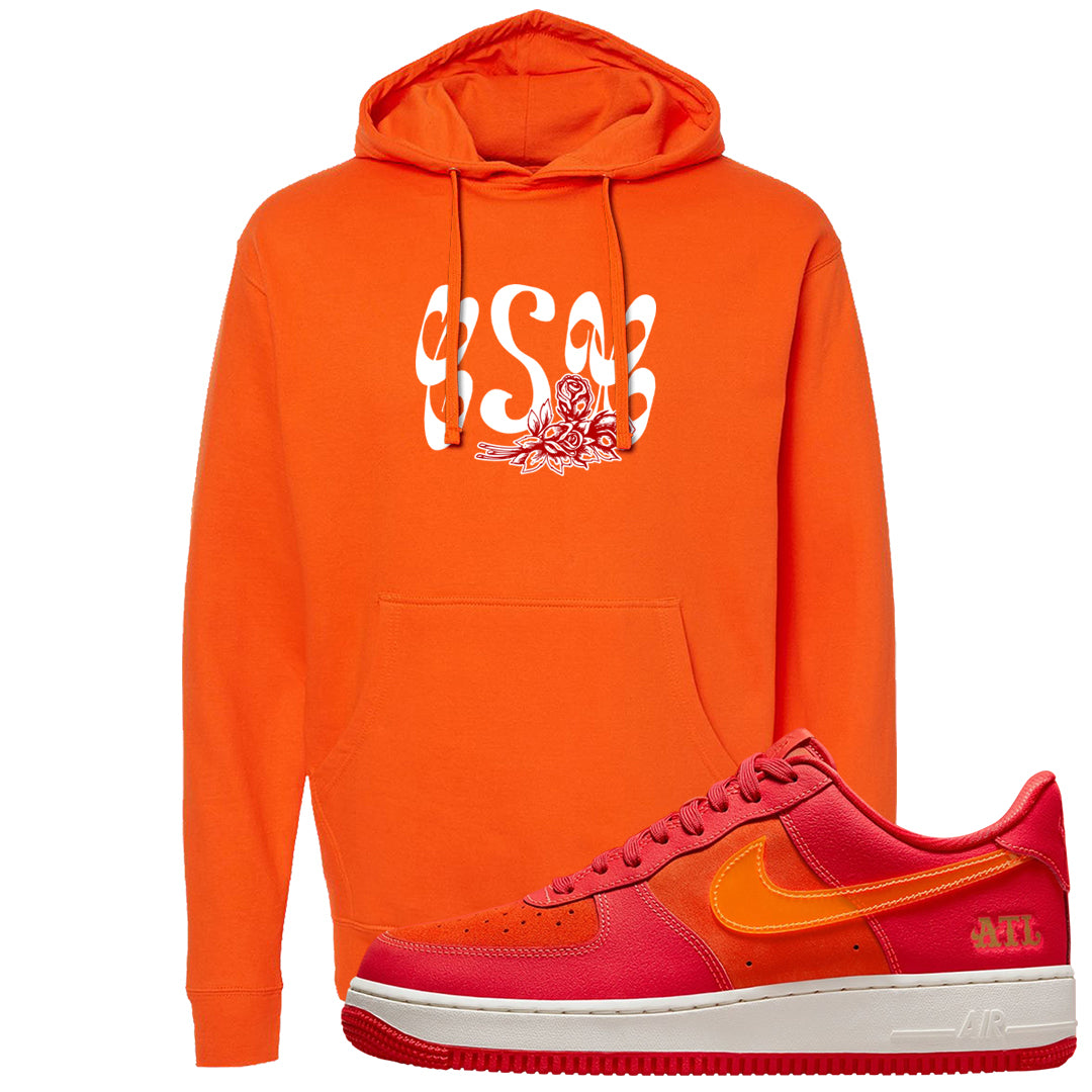 Atlanta Low AF 1s Hoodie | Certified Sneakerhead, Orange