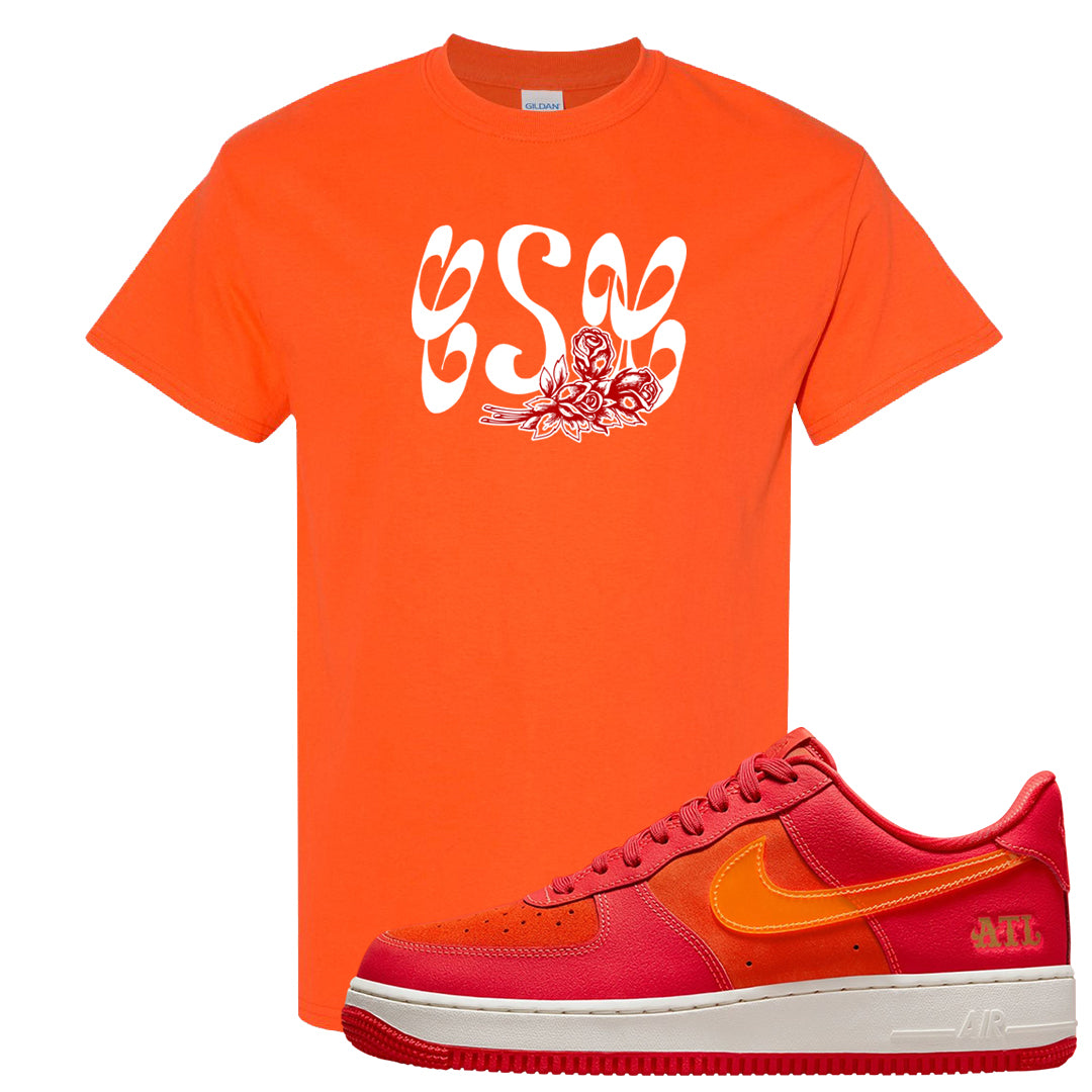 Atlanta Low AF 1s T Shirt | Certified Sneakerhead, Orange