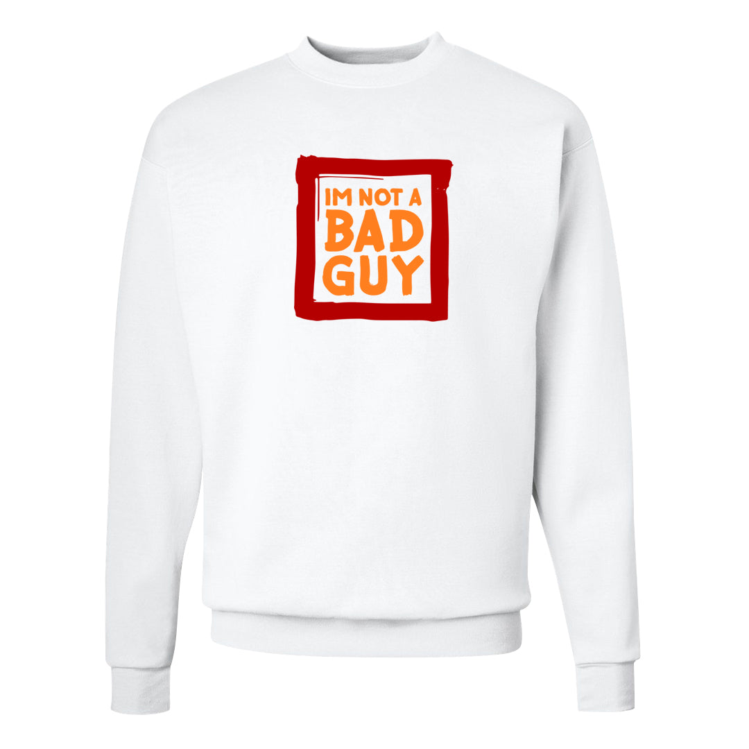 Atlanta Low AF 1s Crewneck Sweatshirt | I'm Not A Bad Guy, White