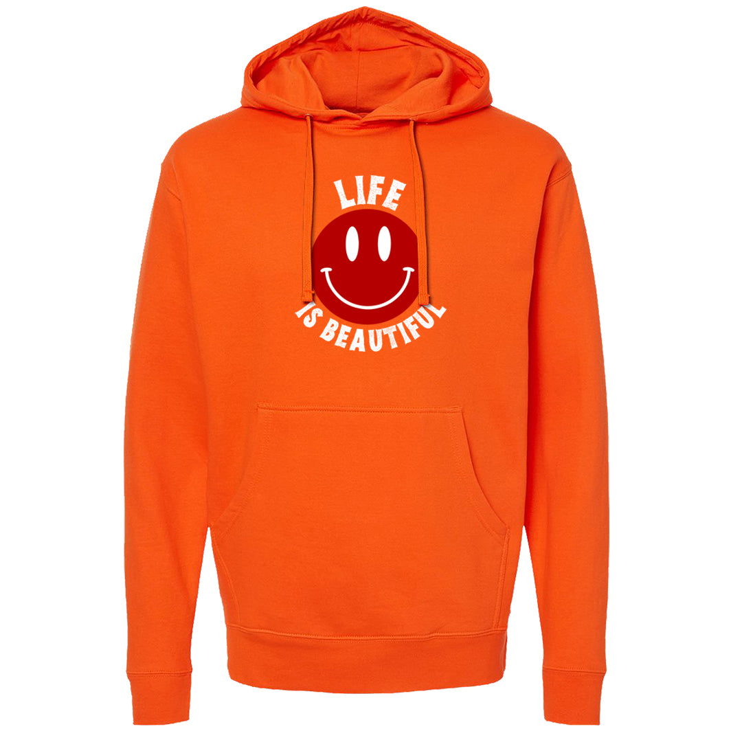 Atlanta Low AF 1s Hoodie | Smile Life Is Beautiful, Orange