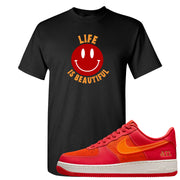 Atlanta Low AF 1s T Shirt | Smile Life Is Beautiful, Black