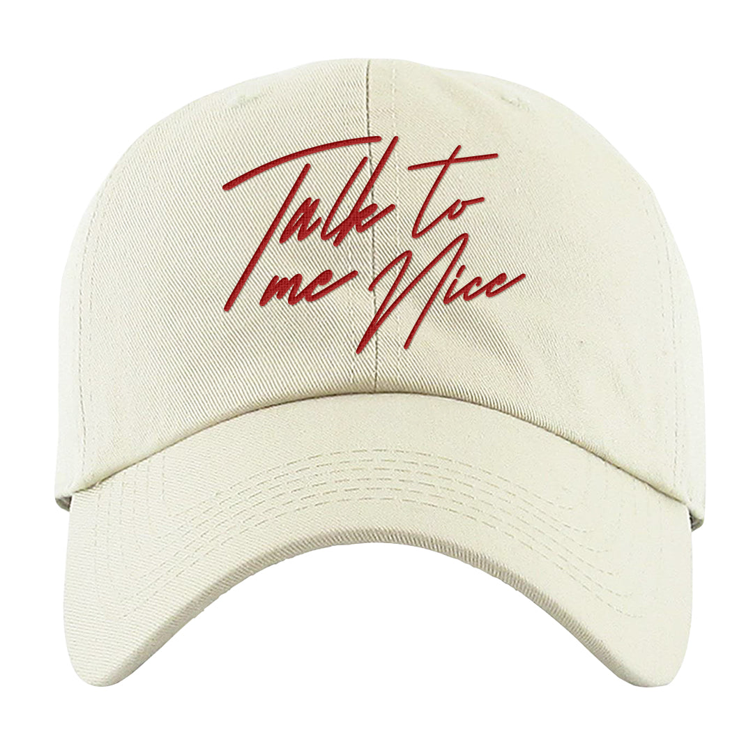 Atlanta Low AF 1s Dad Hat | Talk To Me Nice, White