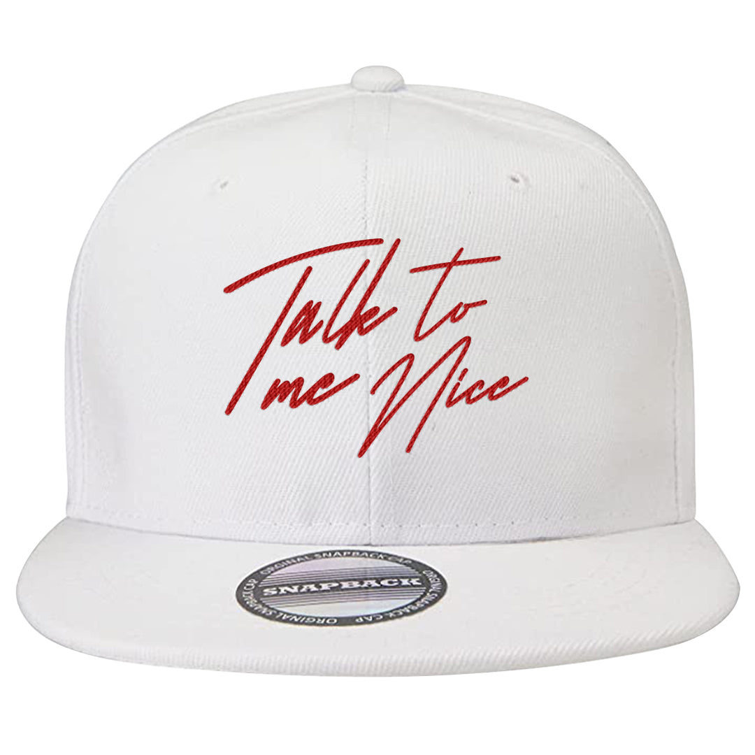 Atlanta Low AF 1s Snapback Hat | Talk To Me Nice, White