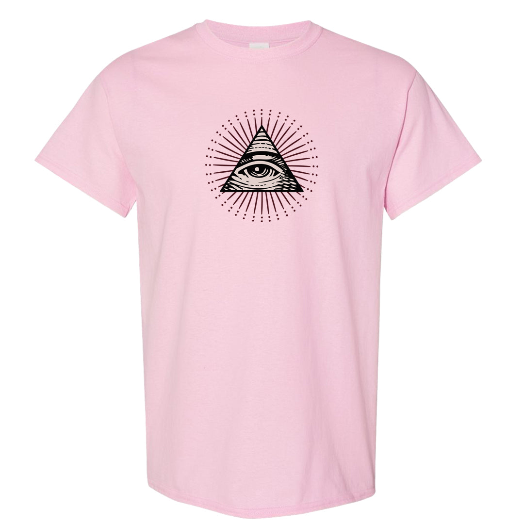 Alternate Valentine's Day 2023 Low AF 1s T Shirt | All Seeing Eye, Light Pink