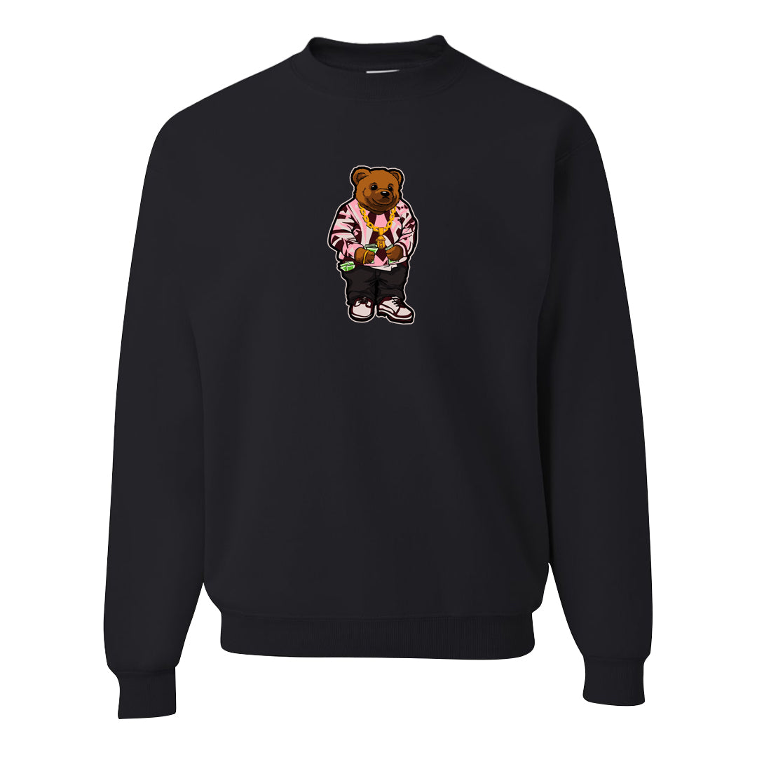 Alternate Valentine's Day 2023 Low AF 1s Crewneck Sweatshirt | Sweater Bear, Black