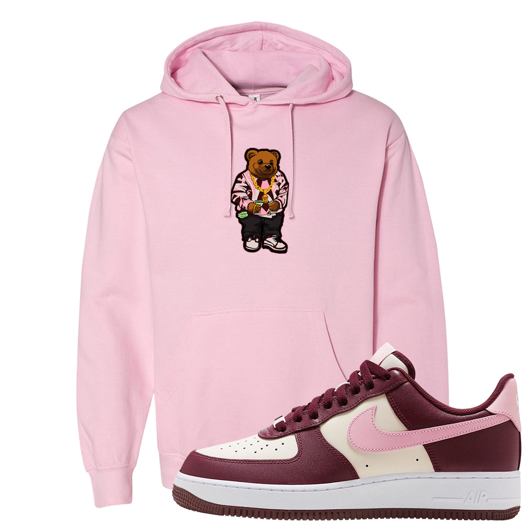 Alternate Valentine's Day 2023 Low AF 1s Hoodie | Sweater Bear, Light Pink