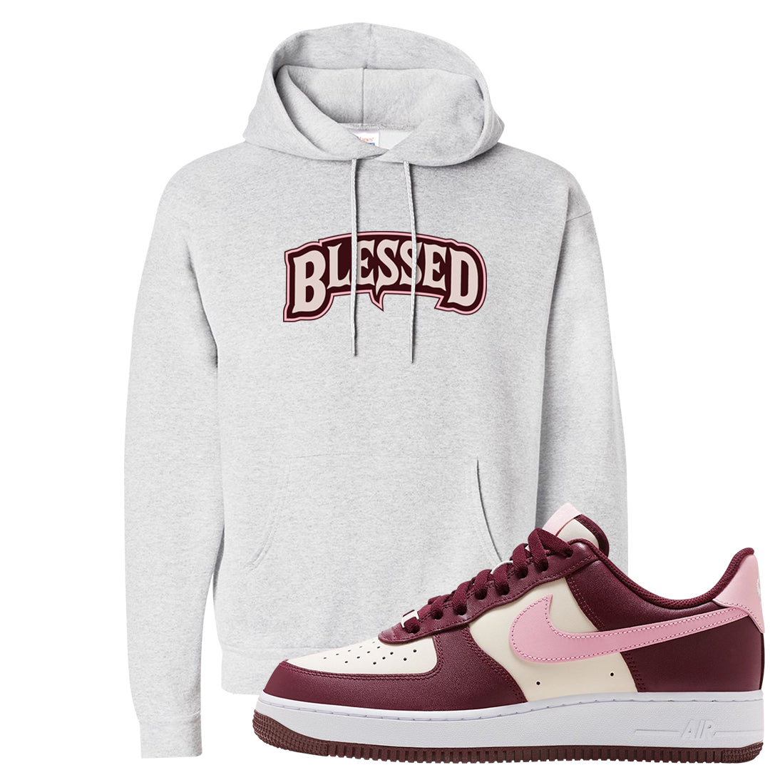 Alternate Valentine's Day 2023 Low AF 1s Hoodie | Blessed Arch, Ash